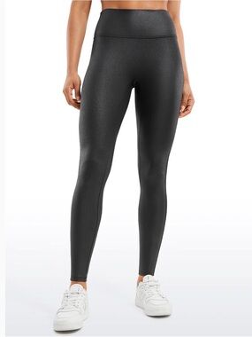 NWT | CRZ YOGA Faux Leather No Front Seam Legging | Size Med (8/10)